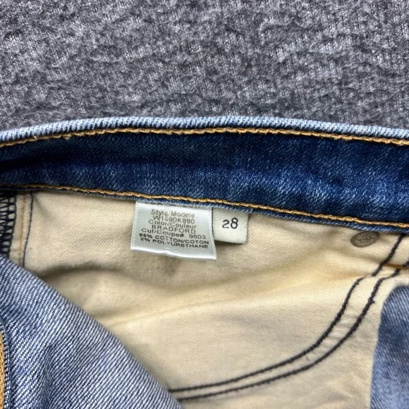 Rag & Bone Jeans Women 28 Blue The Dre Slim Boyfriend Bradford W1590K880 - Picture 10 of 16